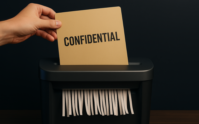Sigurno uništavanje poverljive dokumentacije: Šta je potrebno znati?